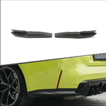 OEM Style Carbon Fiber Rear Bumper Splitters BMW M3/M4 G8X