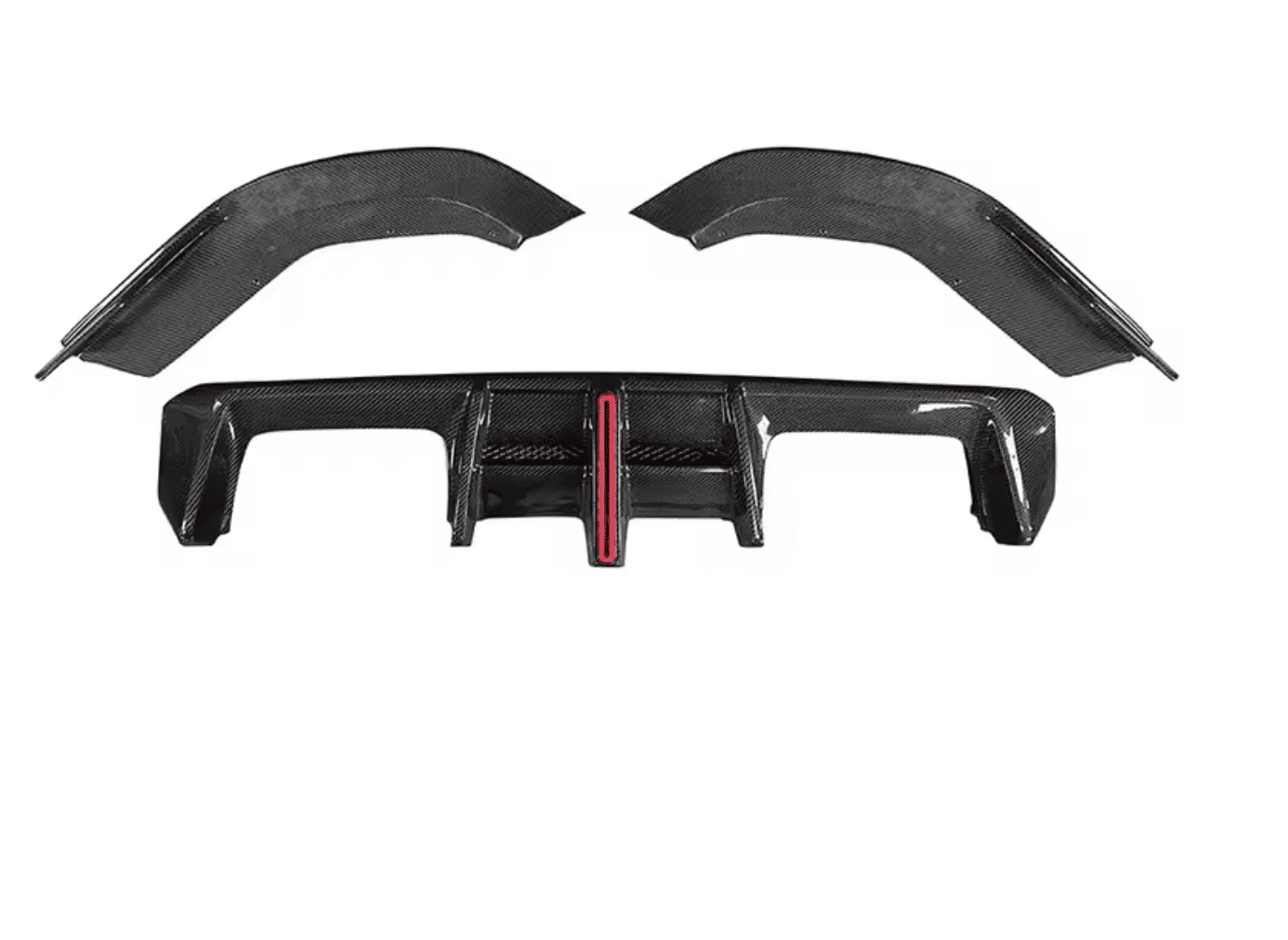 AE Style Rear Carbon Fiber Diffuser W/ Light BMW M3/M4 G8X