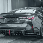 AE Style Rear Carbon Fiber Diffuser W/ Light BMW M3/M4 G8X